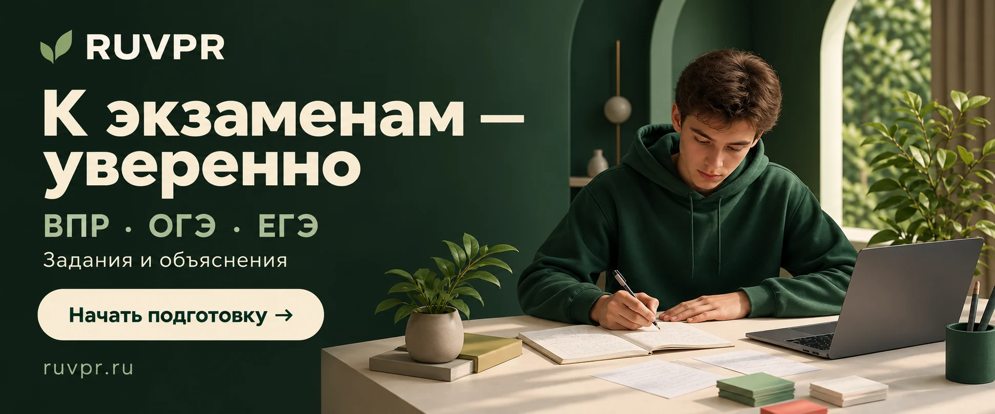 RUVPR — к экзаменам уверенно. ВПР, ОГЭ, ЕГЭ. Задания и объяснения.
