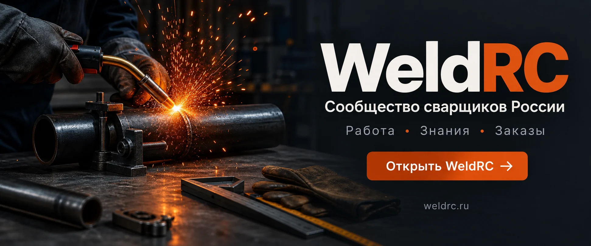 WeldRC — сообщество сварщиков России. Работа, знания, заказы.