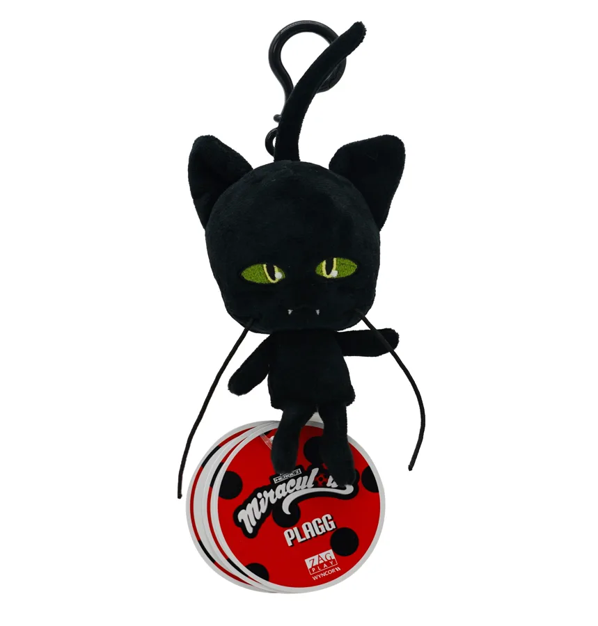 Брелок Miraculous плюшевый Квами Плагг 12 см.