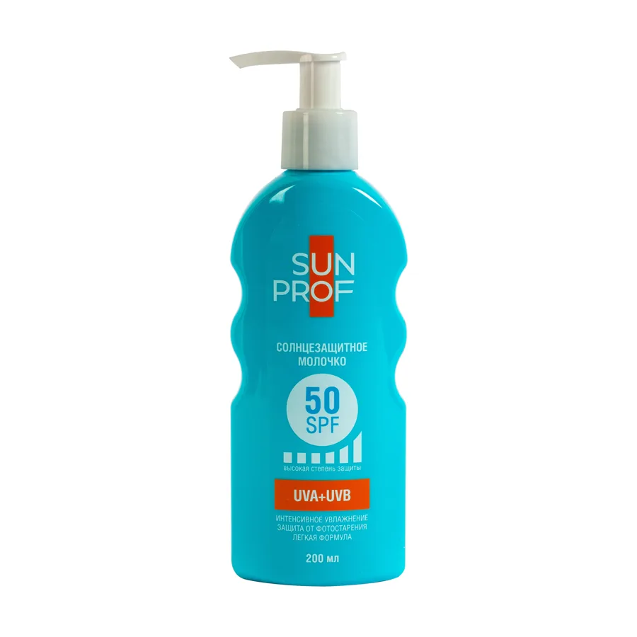 Молочко солнцезащитное SunProf  SPF-50  200мл