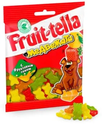 Мармелад жевательный Fruittella Медвежата, 70 г