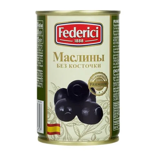 Маслины без косточки Federici 300г