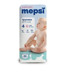 Подгузники-трусики МЕПСИ Комфорт L 9-14кг 44шт