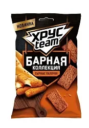 Сухарики ХРУСТИМ Барные сырные палочки 70г