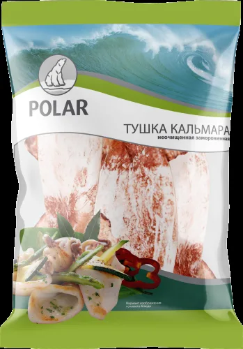 Кальмар Polar тушка неочищенная 500г