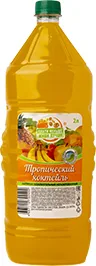 НАПИТОК ПЛАТИ МЕНЬШЕ - ЖИВИ ЛУЧШЕ, ТРОПИЧЕСКИЙ КОКТЕЙЛЬ, 2 Л