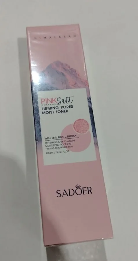 Тонер для лица Sadoer Firming Pores Moist, для сужения пор, с морской солью, 100мл