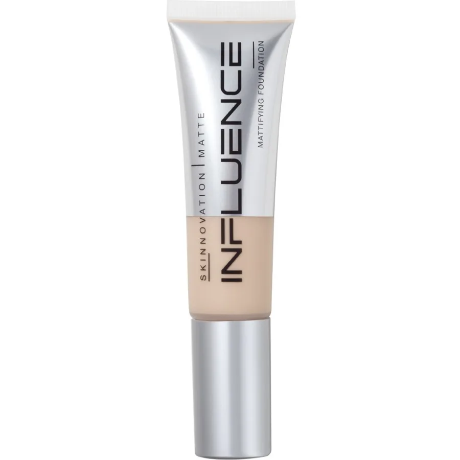 Тональная основа Influence Beauty Skinnovation Matte, матирующая, тон 02 светло-бежевый, 25мл