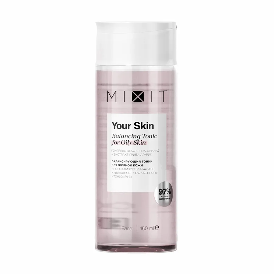Тоник для лица Mixit Your Skin, для нормальной и жирной кожи, 150мл
