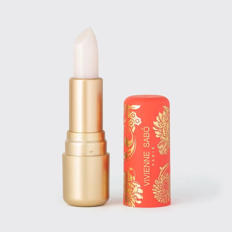 Помада-бальзам для губ Vivienne Sabo Balm fantaisie, тон: 01 прозрачный мерцающий, 4 г