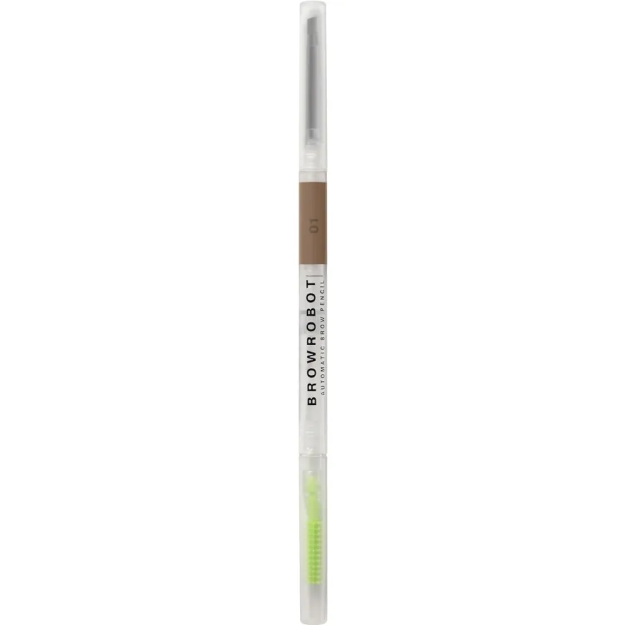 Карандаш для бровей Influence Beauty Brow Robot, автоматический, ультратонкий, тон: 01 светло-русый, 0.1г