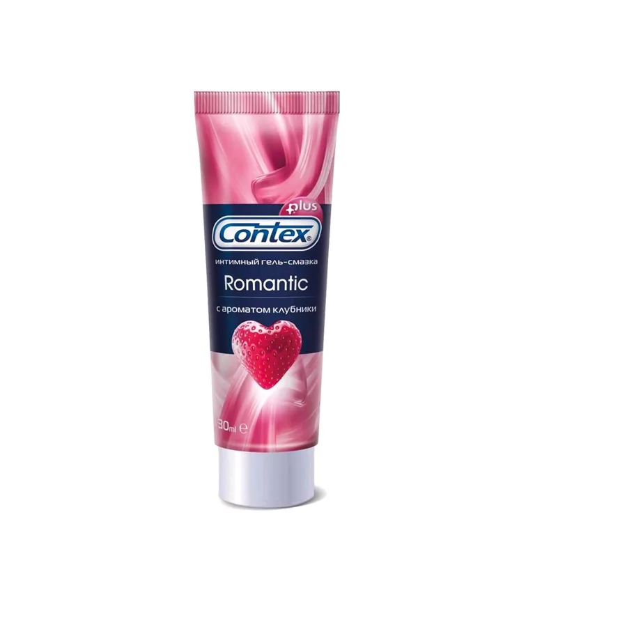 Гель-смазка интимная Contex Romantic, с ароматом клубники, 30мл