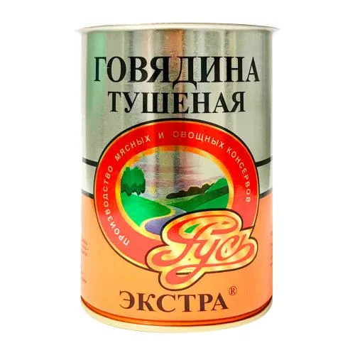 Говядина Русь тушеная Экстра 338г
