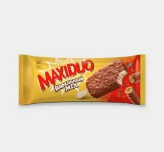 Эскимо Максидуо ВАФЕЛЬНЫЙ MIX 8% 63г