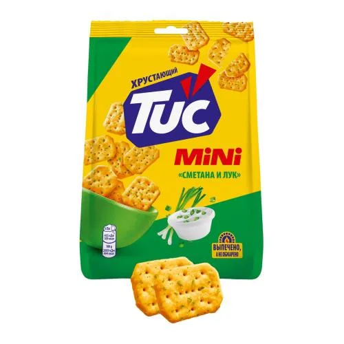 Крекер со вкусом сметаны и лука Tuc Mini 110г
