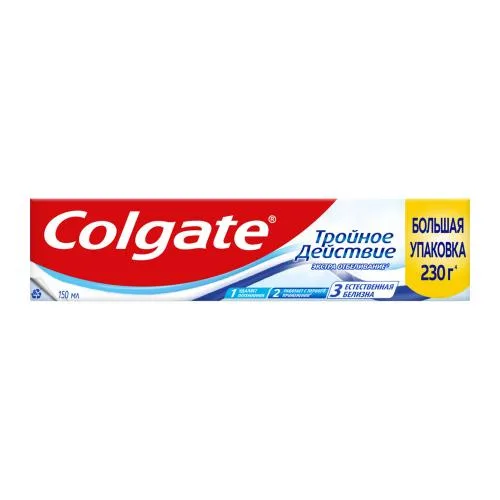 Зубная паста Тройное действие Экстра отбеливание Colgate 150мл