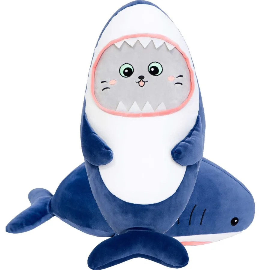 Мягкая игрушка Акула-кот, 60см