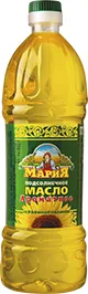 МАСЛО ПОДСОЛНЕЧНОЕ МАРИЯ, НЕРАФИНИРОВАННОЕ, 0,9 Л