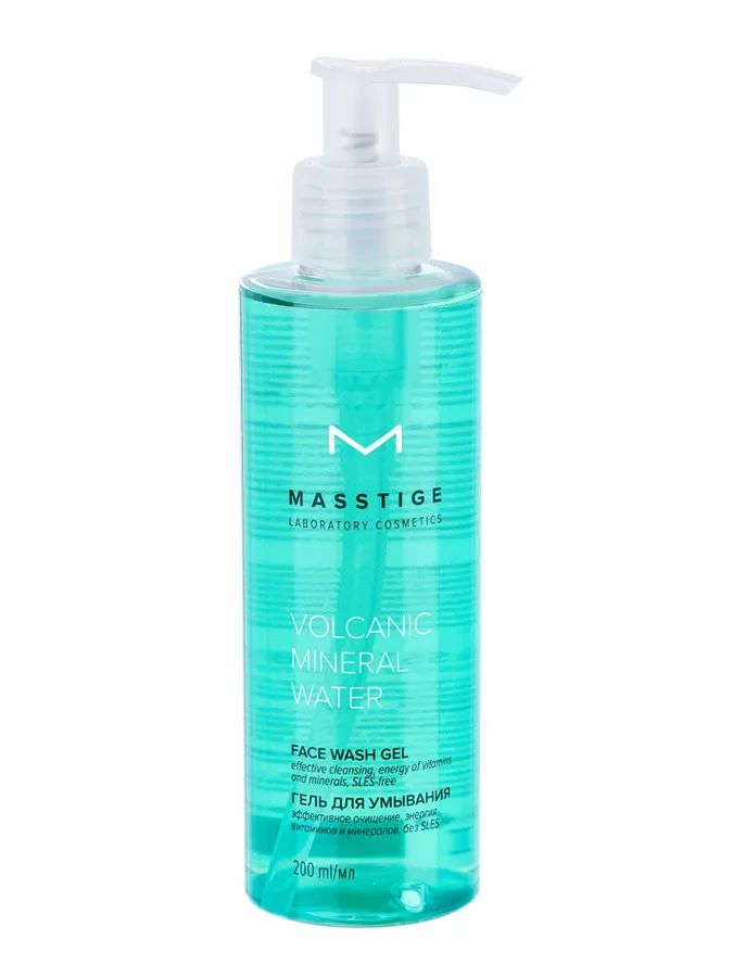 MASSTIGE VOLCANIC MINERAL WATER Кислородный гель для умывания, 190мл.