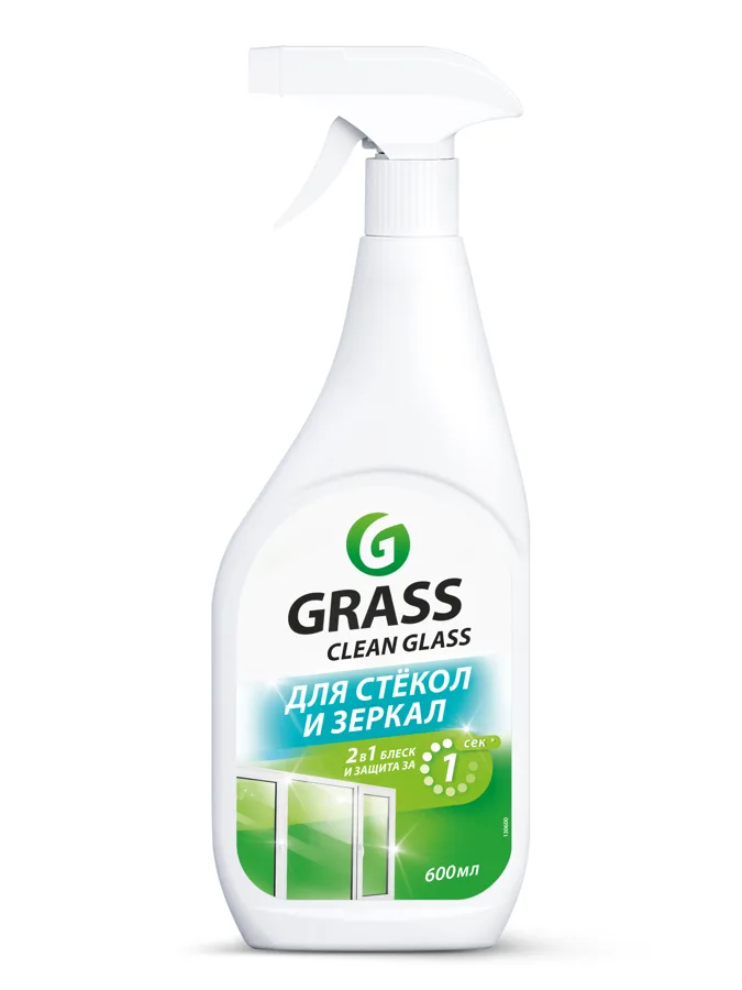 Средство для стекол и зеркал Grass Clean Glass Супер Блеск, 600мл
