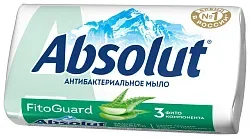 Мыло туалетное АБСОЛЮТ алое антибактериальное 90г