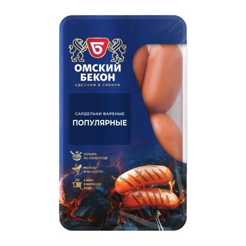 Сардельки Омский Бекон Популярные весовые