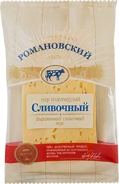 СЫР РОМАНОВСКИЙ, СЛИВОЧНЫЙ, 50%, 180 Г