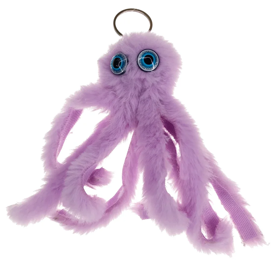 Брелок Jile Toys Осьминожка, мягконабивной