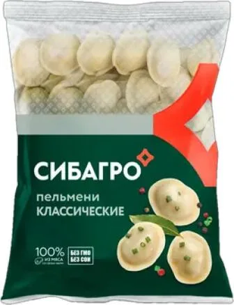 Пельмени СибАгро Классические, 900г