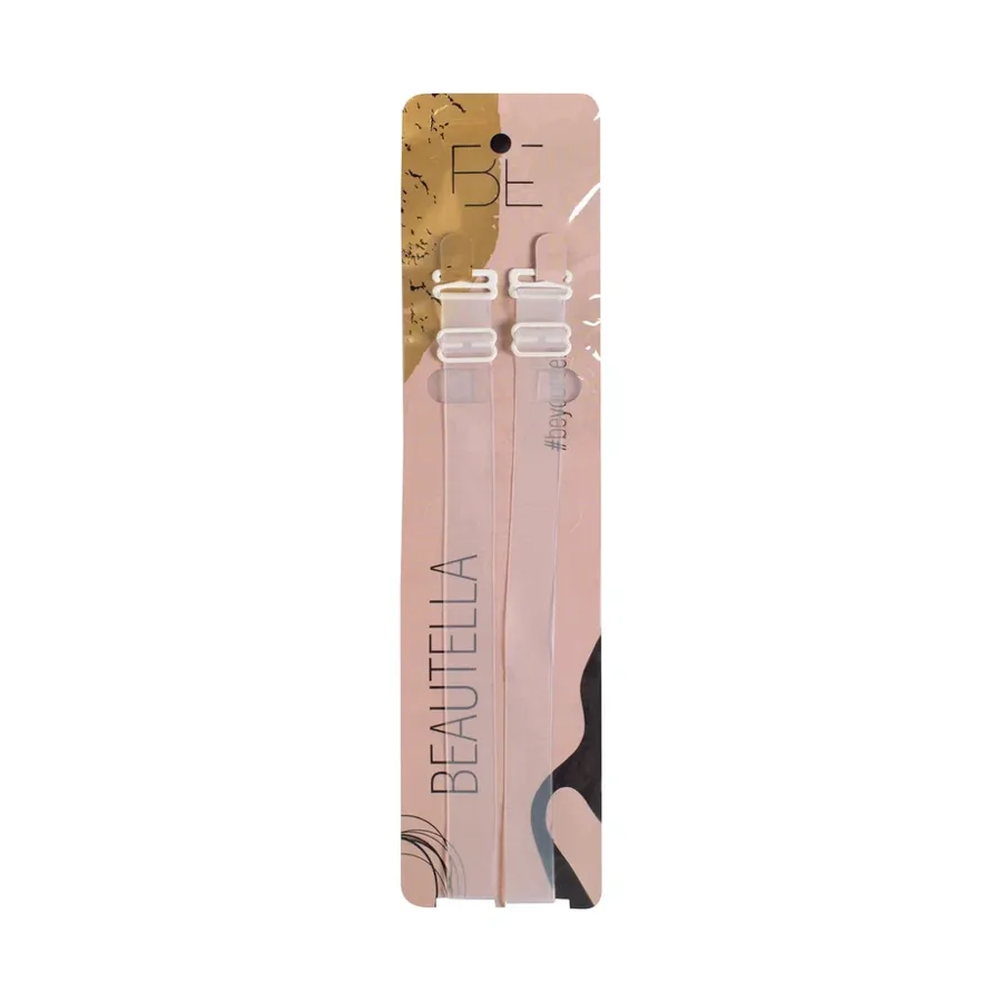 Силиконовые бретельки Beautella, полупрозрачные, ширина: 1,5см