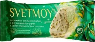 Эскимо SVETMOY пломбир в бел.глазур фисташк 70г