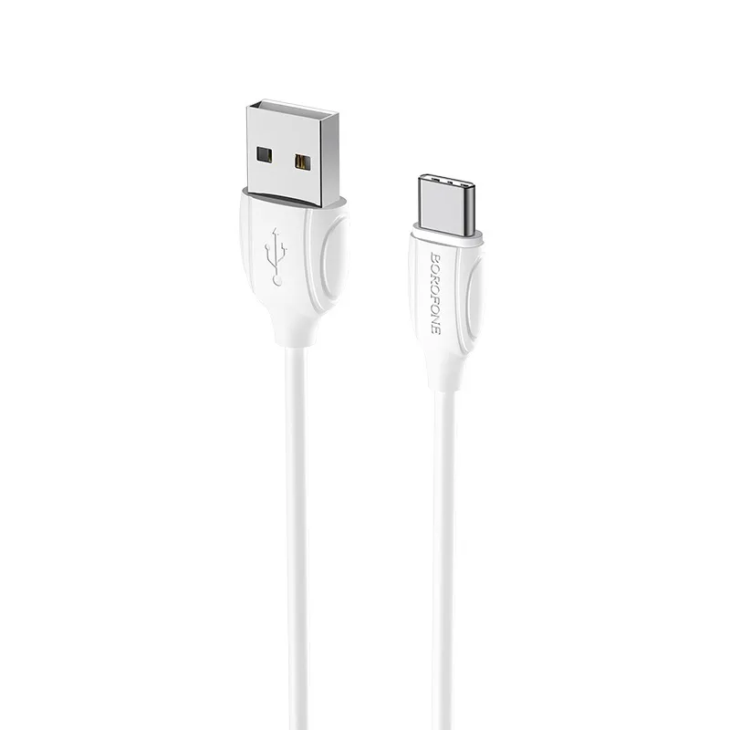 Кабель Borofone USB 2.4А 1м Type-C  BX19 TPE