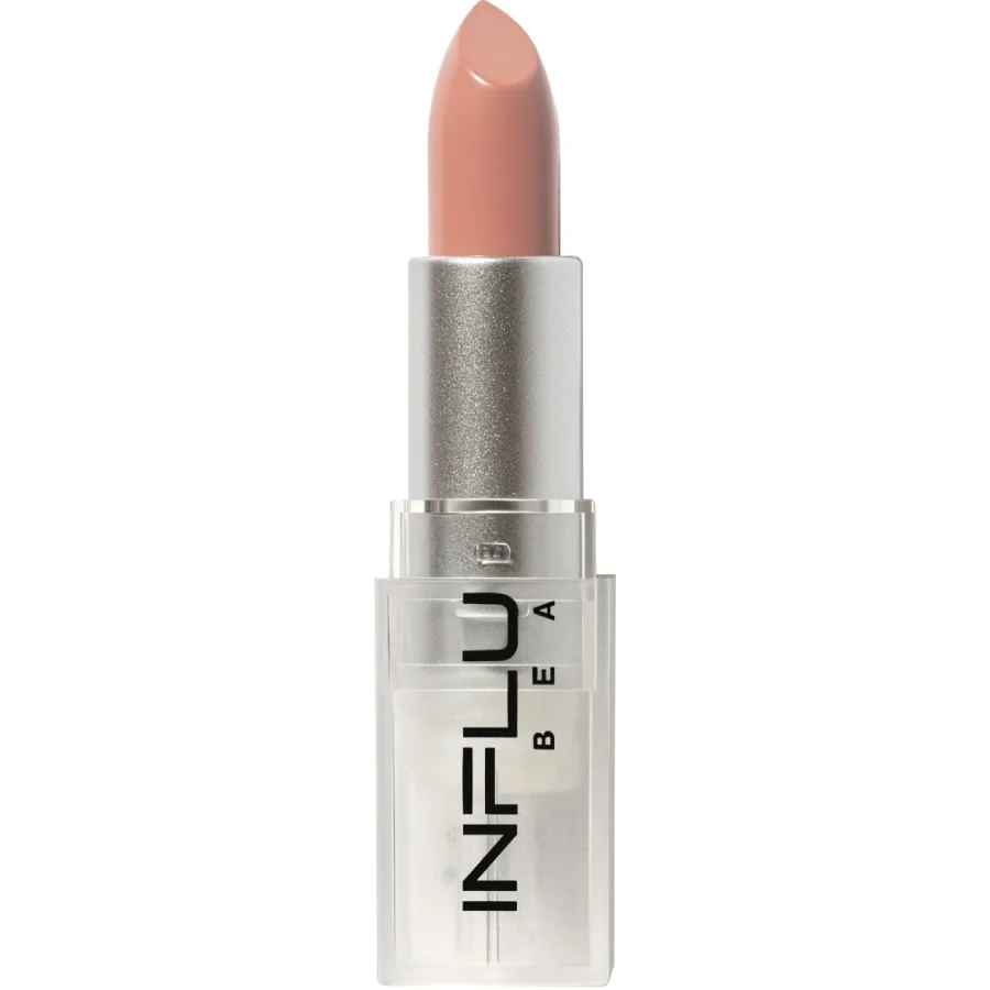 Помада-стик Influence Beauty, сатиновая полуматовая, тон: 02 светлый нюд бежевый, 4г