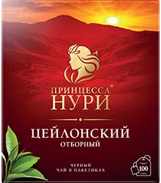 ЧАЙ ПРИНЦЕССА НУРИ, ЧЁРНЫЙ, 100 ПАК.