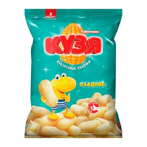 Палочки кукурузные Кузя Лакомкин сладкие 140г