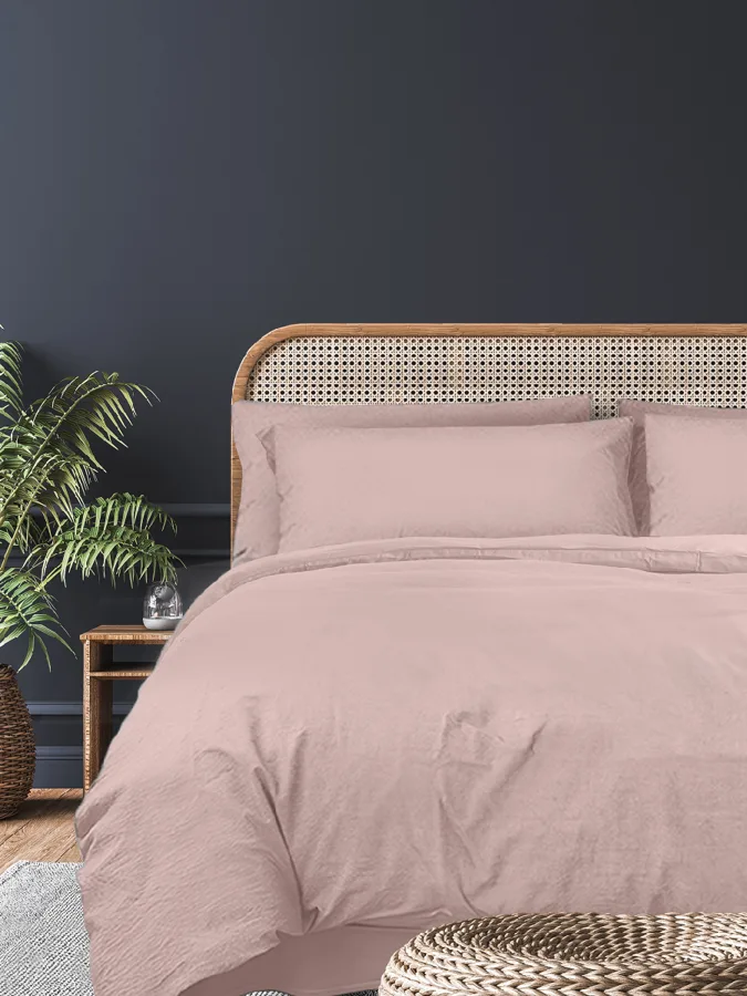 Комплект постельного белья Livadia Stonewash Пион, 1,5-спальное, полисатин, наволочка: 50х70см