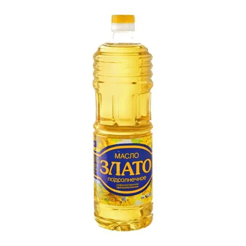 Масло подсолнечное Злато 1л