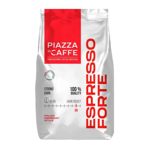 Кофе в зёрнах Piazza del caffe Espresso Forte 900г