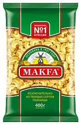 Мак.изделия МАКФА Петушиные гребешки м/у 400г