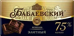 Шоколад БАБАЕВСКИЙ Элитный какао 75г