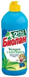 Средство для мытья посуды БИОЛАН Бальзам с алоэ вера 450мл