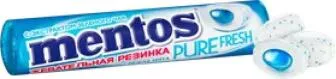 Жевательная резинка Mentos Pure Fresh Свежая мята, 15,5 г