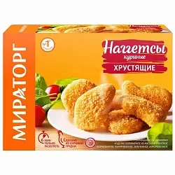 Наггетсы МИРАТОРГ куриные хрустящие 250г