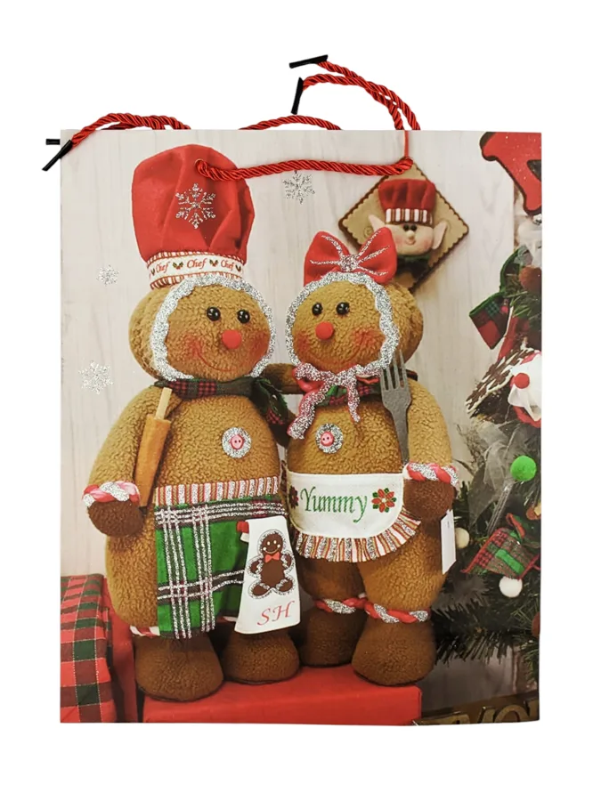 Сумка подарочная Игрушки и гномы, 26х32х10см