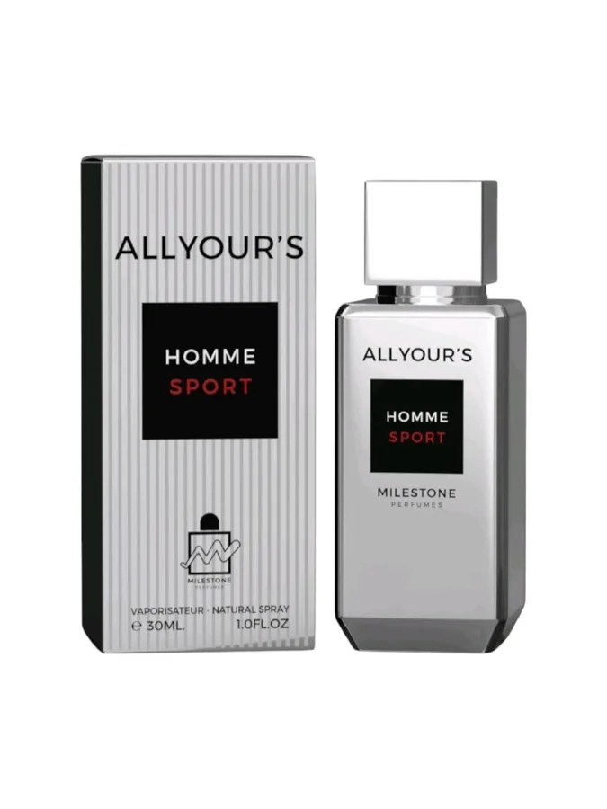 Парфюмерная вода для мужчин Milestone All your's homme sport, 35 мл