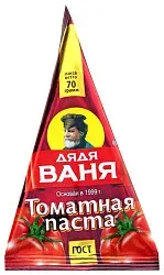 Томатная паста ДЯДЯ ВАНЯ 25% т/пак 70г