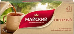 ЧАЙ МАЙСКИЙ, ОТБОРНЫЙ, ЧЁРНЫЙ, 25 ПАК.