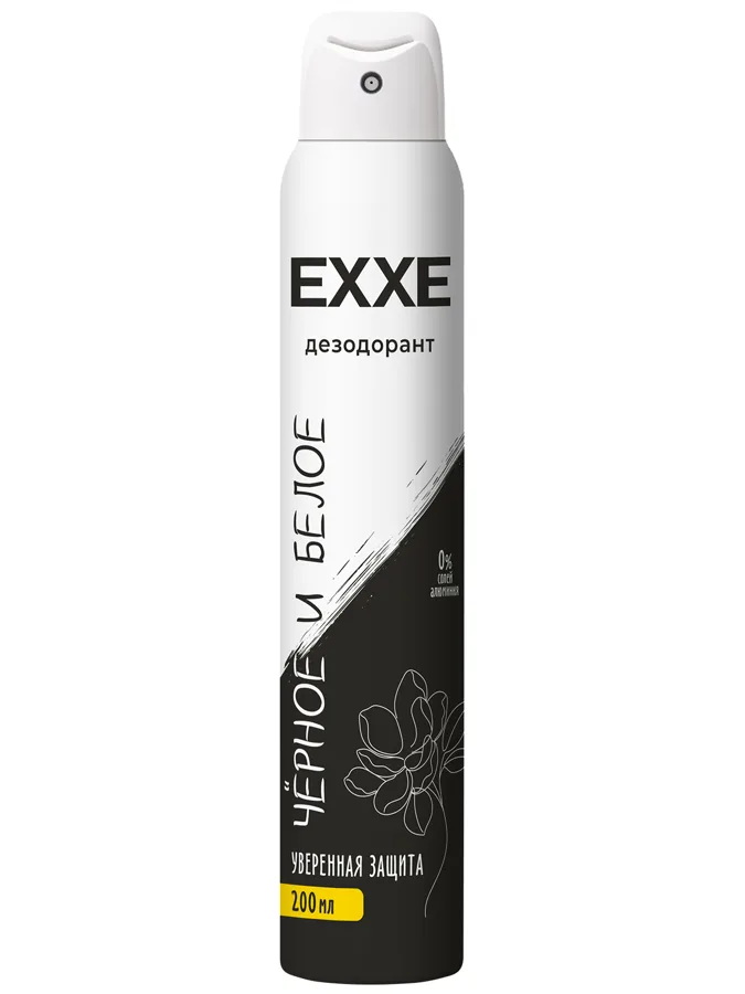 Дезодорант женский Exxe Black&White, аэрозоль, 200мл
