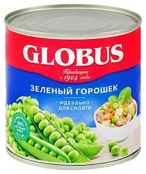 Горошек ГЛОБУС зеленый ж/б 425мл