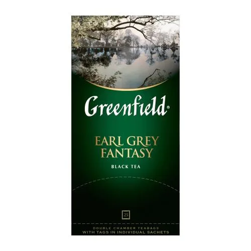 Чай черный Greenfield Earl Grey Fantasy 25пак